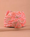 Sherbet Pink Safa with Embellished Paisley Brooch image number 2